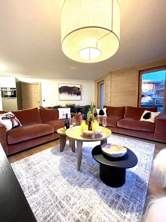 Appartement De Standing Plein Centre Station, 50M Des Pistes Ле-Гет Экстерьер фото