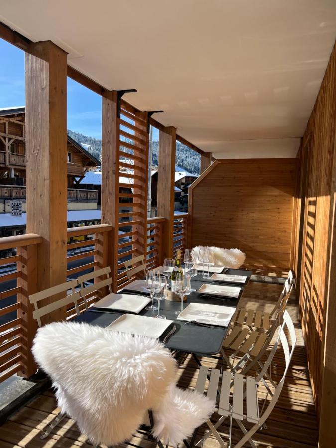 Appartement De Standing Plein Centre Station, 50M Des Pistes Ле-Гет Экстерьер фото