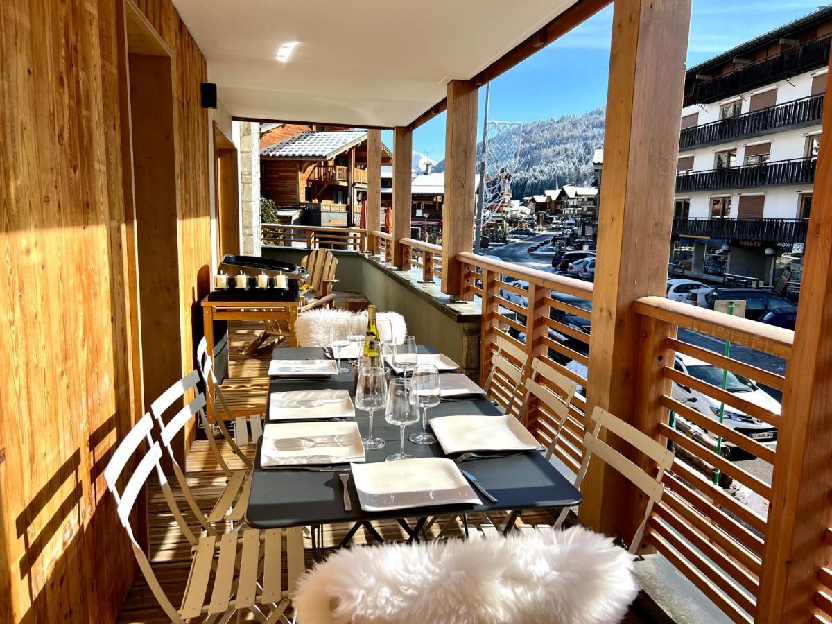 Appartement De Standing Plein Centre Station, 50M Des Pistes Ле-Гет Экстерьер фото